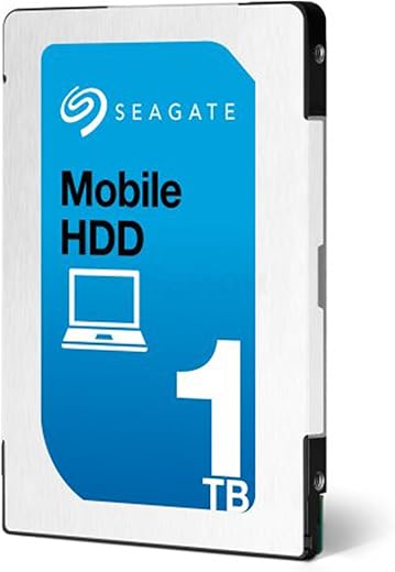 Seagate-Nsg Single 1TB BarraCuda SATA 6Gb/s 128MB Cache 2.5-Inch 7mm Internal Hard Drive (ST1000LM048)