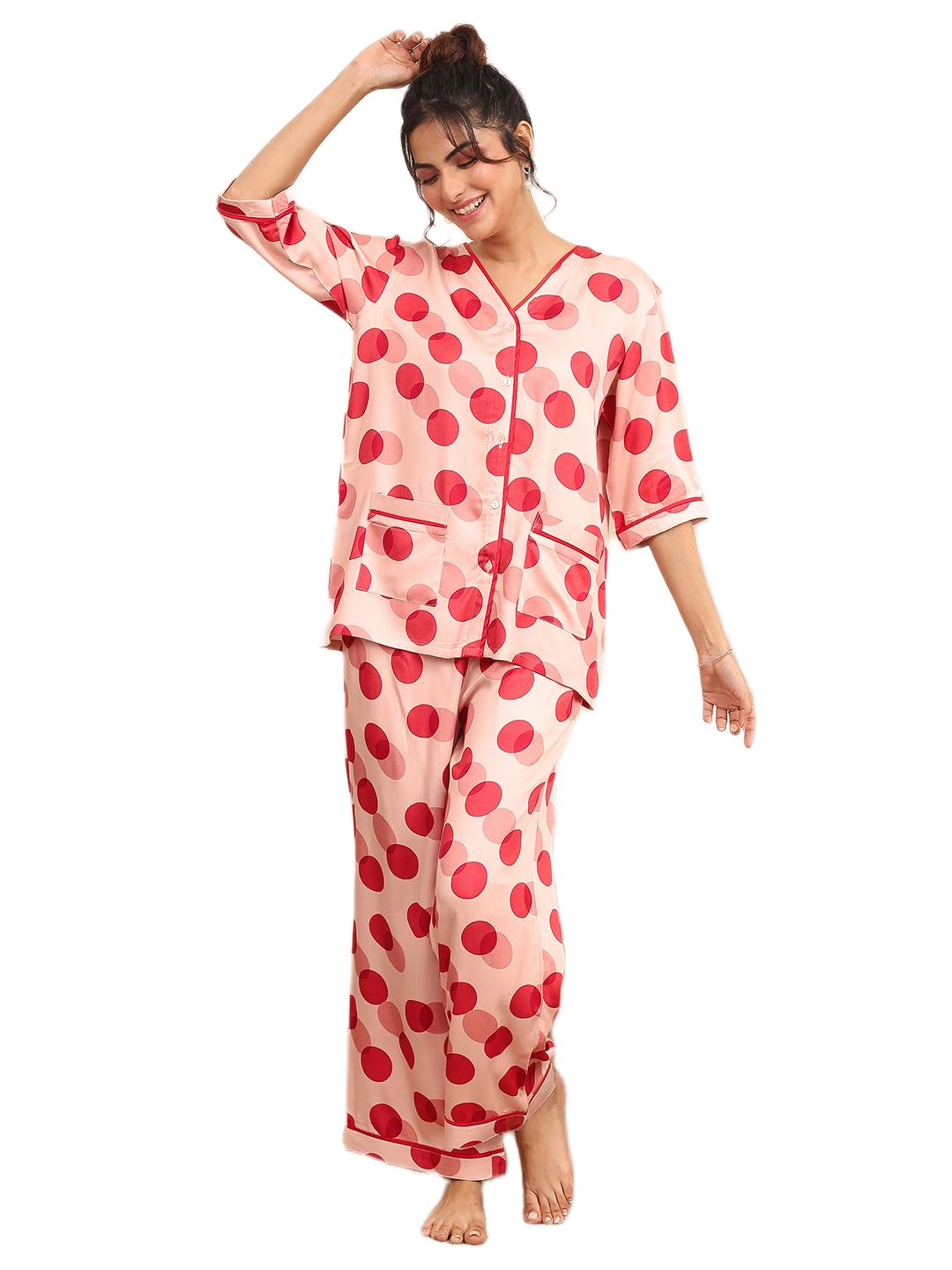libas Printed Silk Blend Night Suit-50450L-picture-23