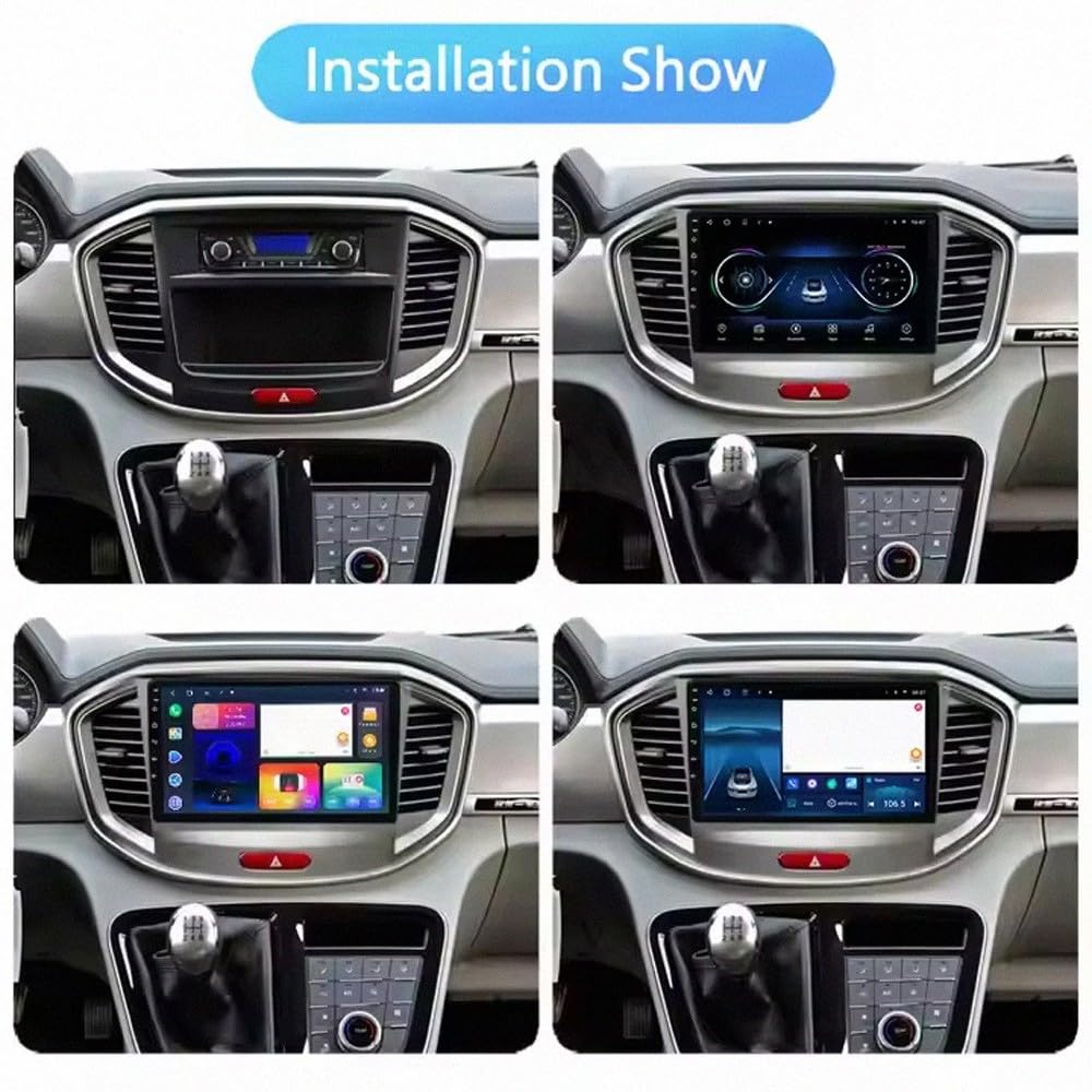 Radio Macchina Touch Screen per JAC Refine M4 2016 2017 2018 Wireless Carplay Android Auto Stereo Auto Bluetooth Ips con Pantalla Táctil con Gps, 4 Nucleo 2G+32G