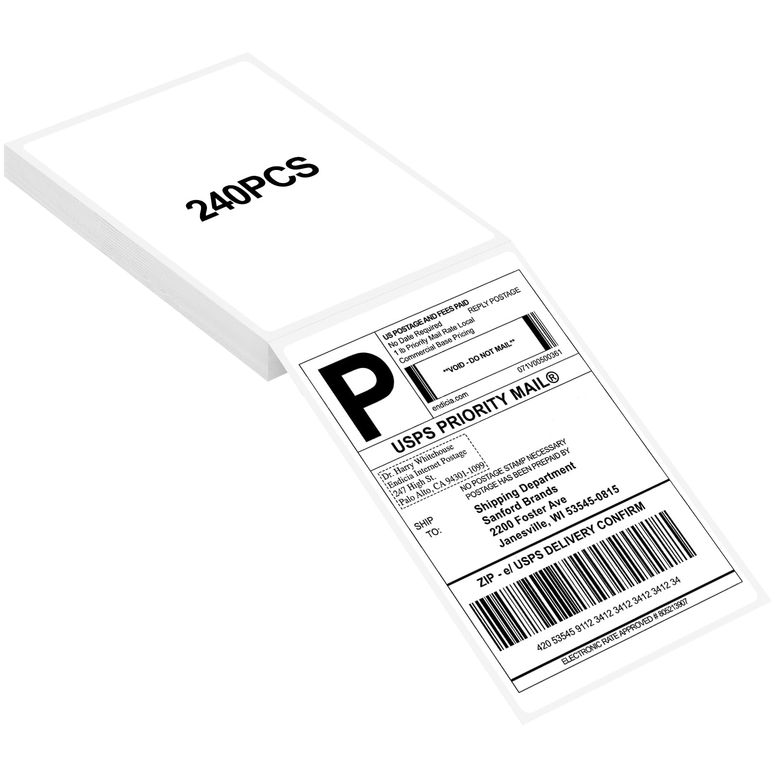 Amazon.com: Joyberg 4x6 Thermal Labels - Strong Adhesive, White