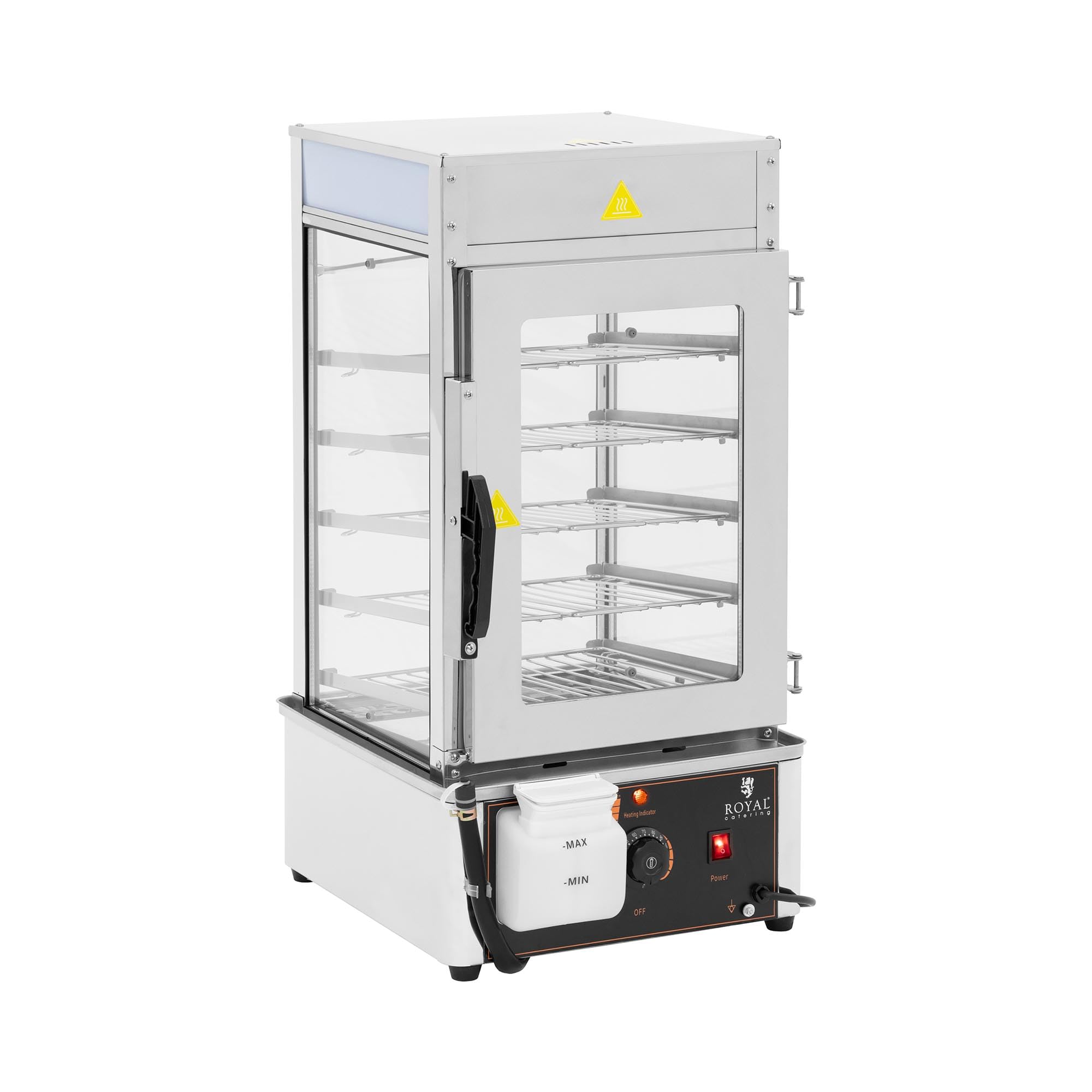 Royal Catering Cuiseur vapeur pro, 5 grilles 30 x 29,5 cm, 30-110 °C