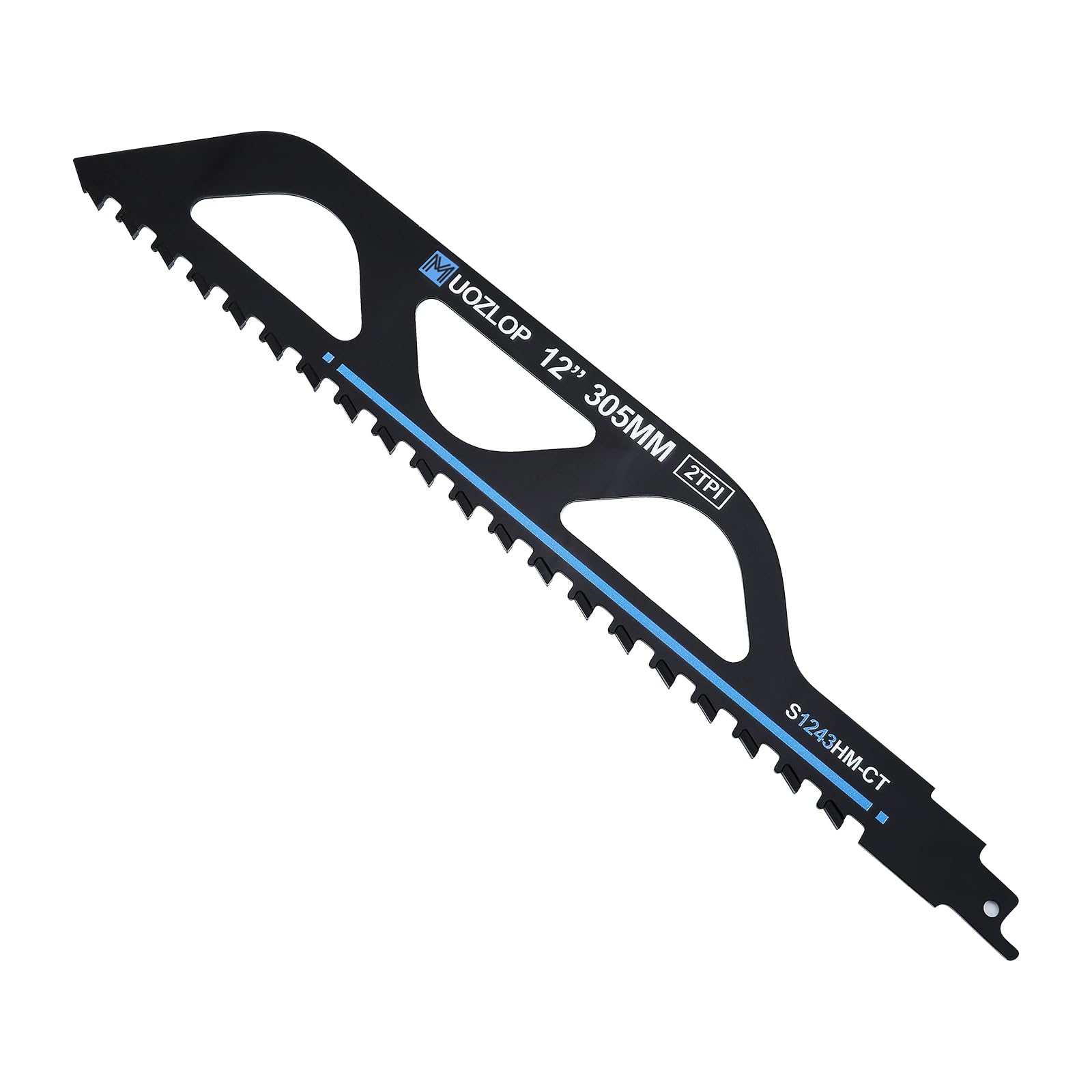 MUOZLOP 1Pack 12inch (305mm)2TPI Masonry Reciprocating Saw Blades — image 1