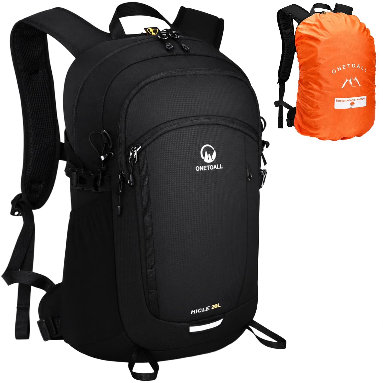 Mochila Senderismo 20L, Mochila Trekking 20 litros, Mochilas Montaña Impermeable Transpirable Hombre Mujer para Excursión|Esqui|Ski|Ciclismo|Viajes|Trayectos Diarios, Ultraligera Solo 510g
