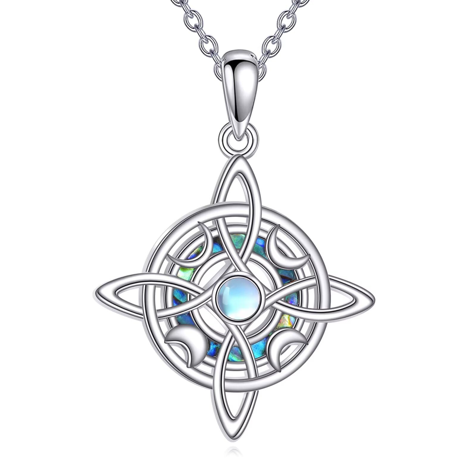 Dralox Star of David necklace for women - Twisted Infinity Necklace Handmade Jewelry for Men Women - Religious Judaica Amulet (Pendant+18+2 inch