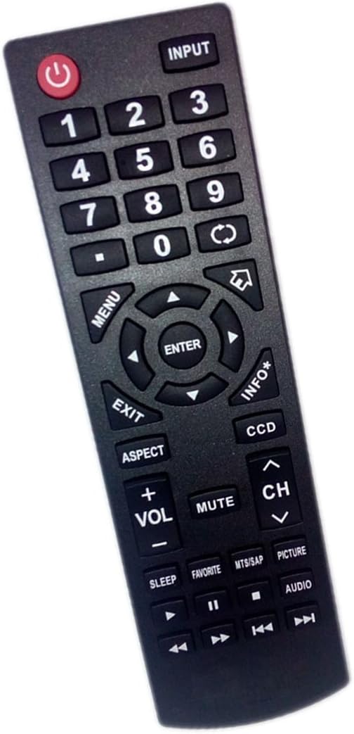 Replaced Remote Control Compatible for Insignia NS40D510NA15 NS-42D510NA15 NS48D510NA15 NS-50D40SNA14 NS65D550NA15 LED LCD HDTV TV
