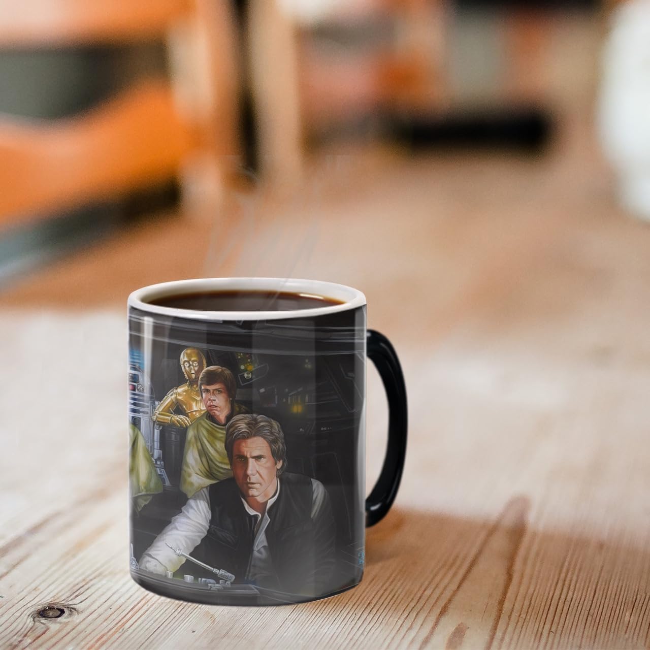Morphing Mugs Star Wars – The Mandalorian – Strike Team - Thomas Kinkade Studios – One 11 oz Color Changing Ceramic Mug – Image Revealed When HOT Liquid Is Added! - Image 4