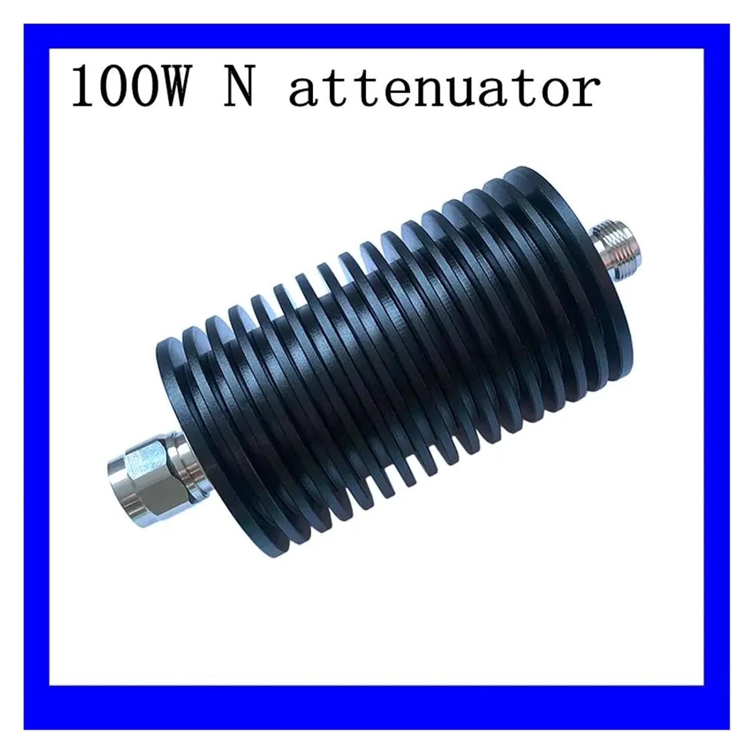 100W NN Male to Female Attenuator DC-3GHz/4GHz 1/2/3/5/6/10/15/20/30/40/50/60dB Coaxial Power Connector(15db,3G)