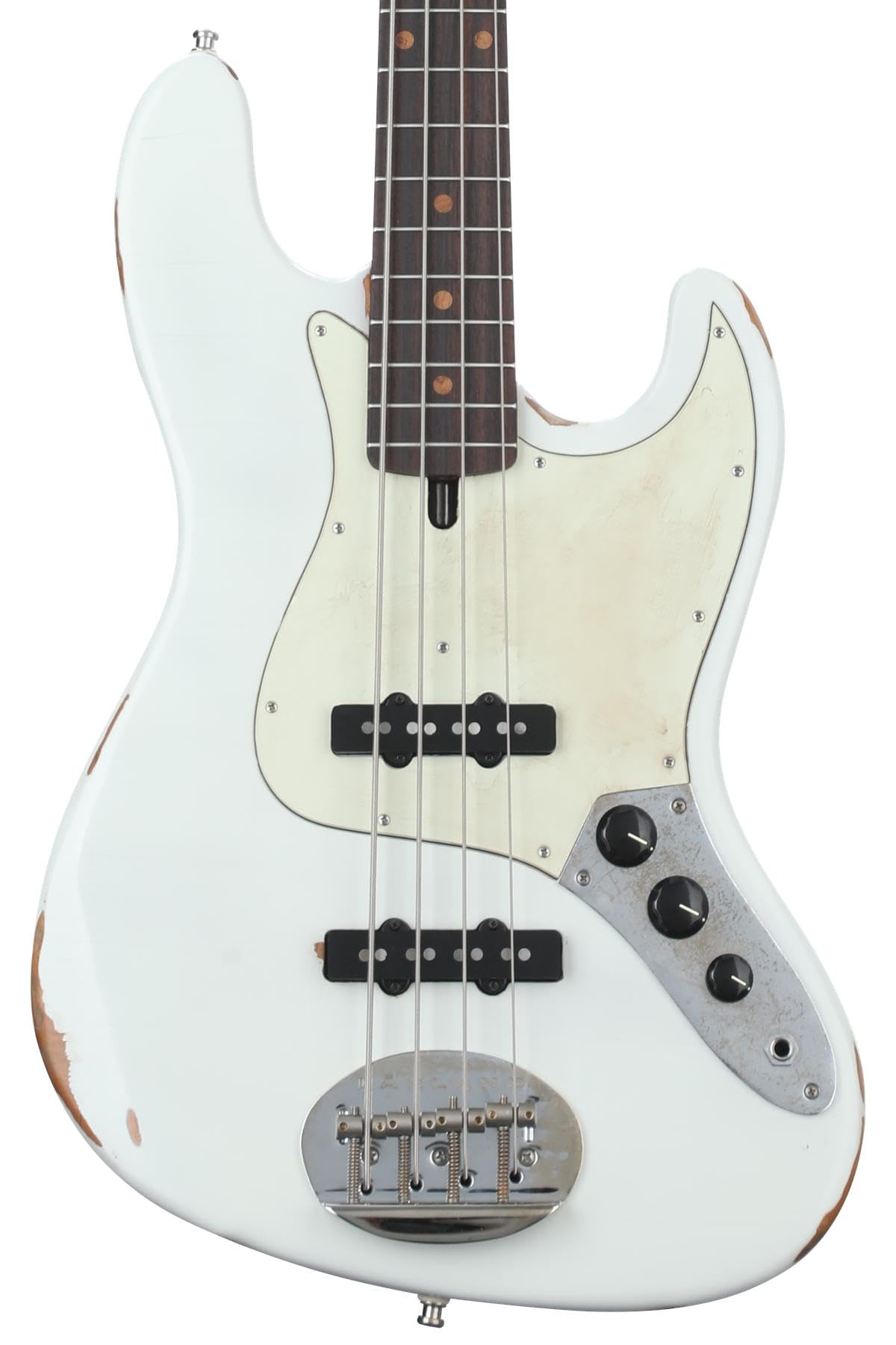Amazon.com: Lakland USA Classic 44-60 Bass Guitar - Aged Olympic