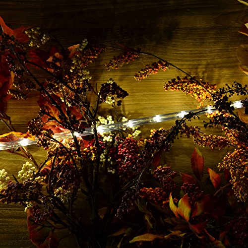 Nipach GmbH 10m 240 LED Lichterschlauch Lichtschlauch warm-weiß – Innen- und Außenbereich – energiesparende Leucht-Dekoration für Garten Fest Weihnachten Hochzeit Gesamtlänge ca. 11,50 m – Bild 4