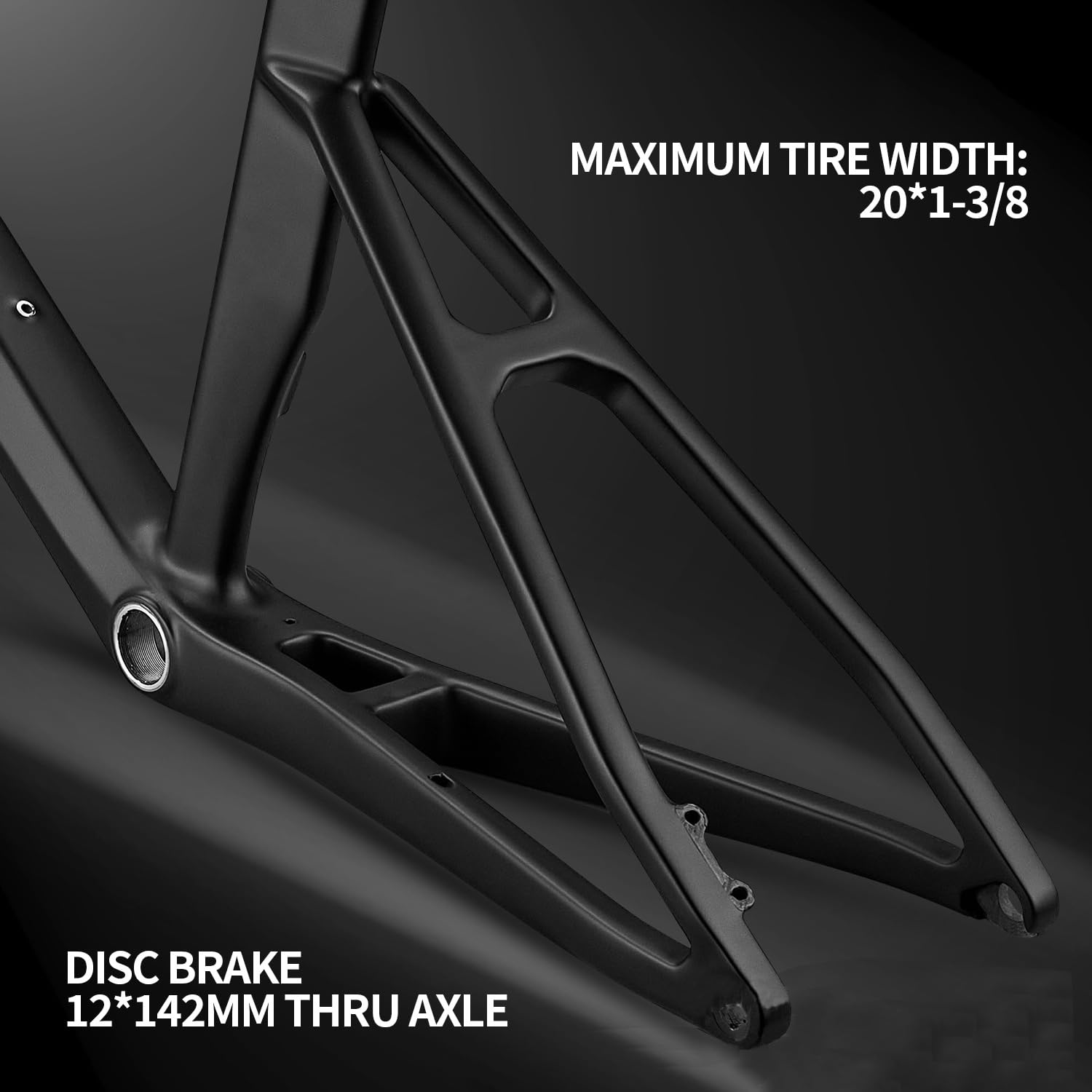 Amazon | 44.6CM カーボンファイバーロードバイクフレームセット 20er