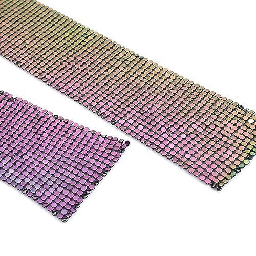 Sparkle Metal Sequins Neck Tie Scarf Thin Skinny Long Shawls Neckerchief Necklace for Women Party Evening 5