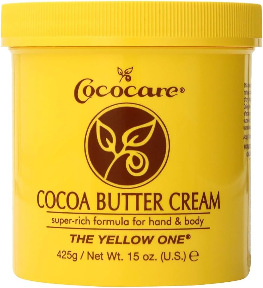 COCOCARE Cocoa Butter Cream - Hydrates and Softens Skin - Rich Cocoa Butter for Deep Moisture - Gentle Care - 15 Ounce