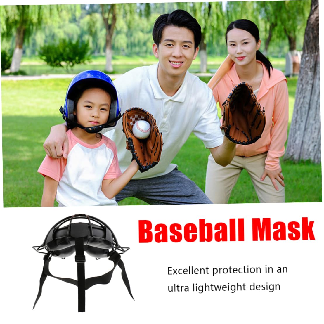 Casco da softball Catchers leggero e morbido, imbottito, regolabile, accessori per moto da baseball per bambini e adulti di età superiore agli 8 anni