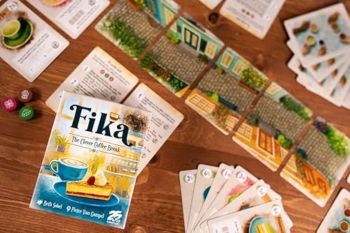 Miniatura 4 de Fika, Juego de cartas de estrategia con temática de cafetería para dos jugadores - 25th Century Games
