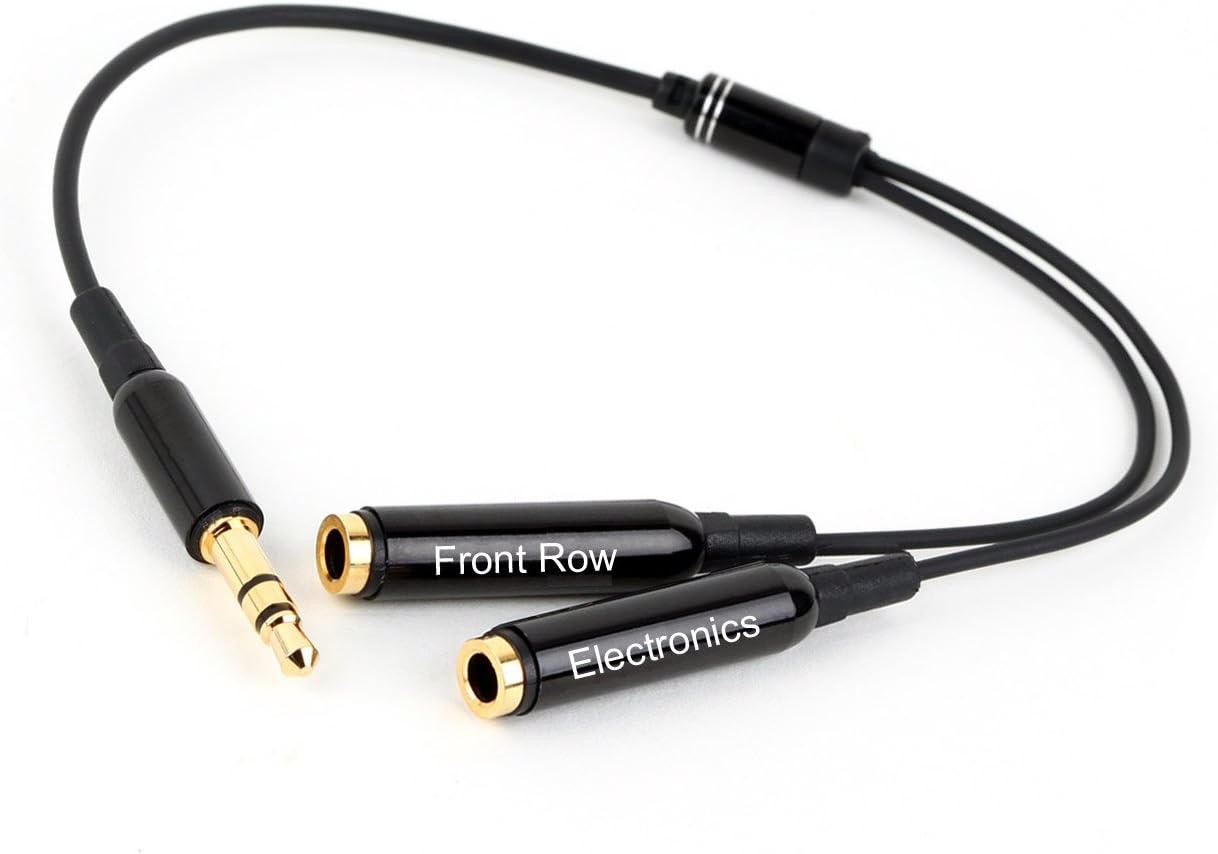 Premium 3.5mm Stereo Earphone and Headphone Audio Adapter Jack Splitter Y-Cable