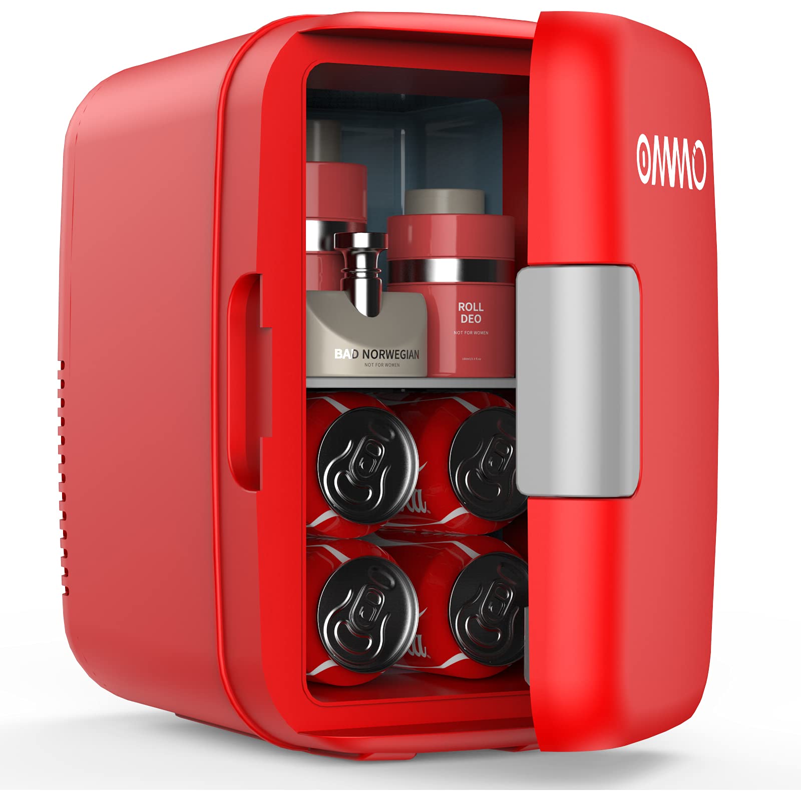 OMMO 0.2 cu ft Compact Fridge Red
