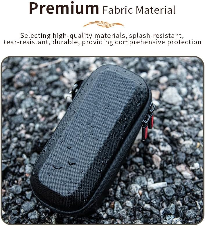 DJI Osmo Pocket 3 Carrying Bag,Waterproof Hard Carrying Case for Osmo Pocket 3, Portable PU Storage Protective Bag for DJI Osmo Pocket 3 Creator Combo Accessories,PU Leather Storage(1132038)