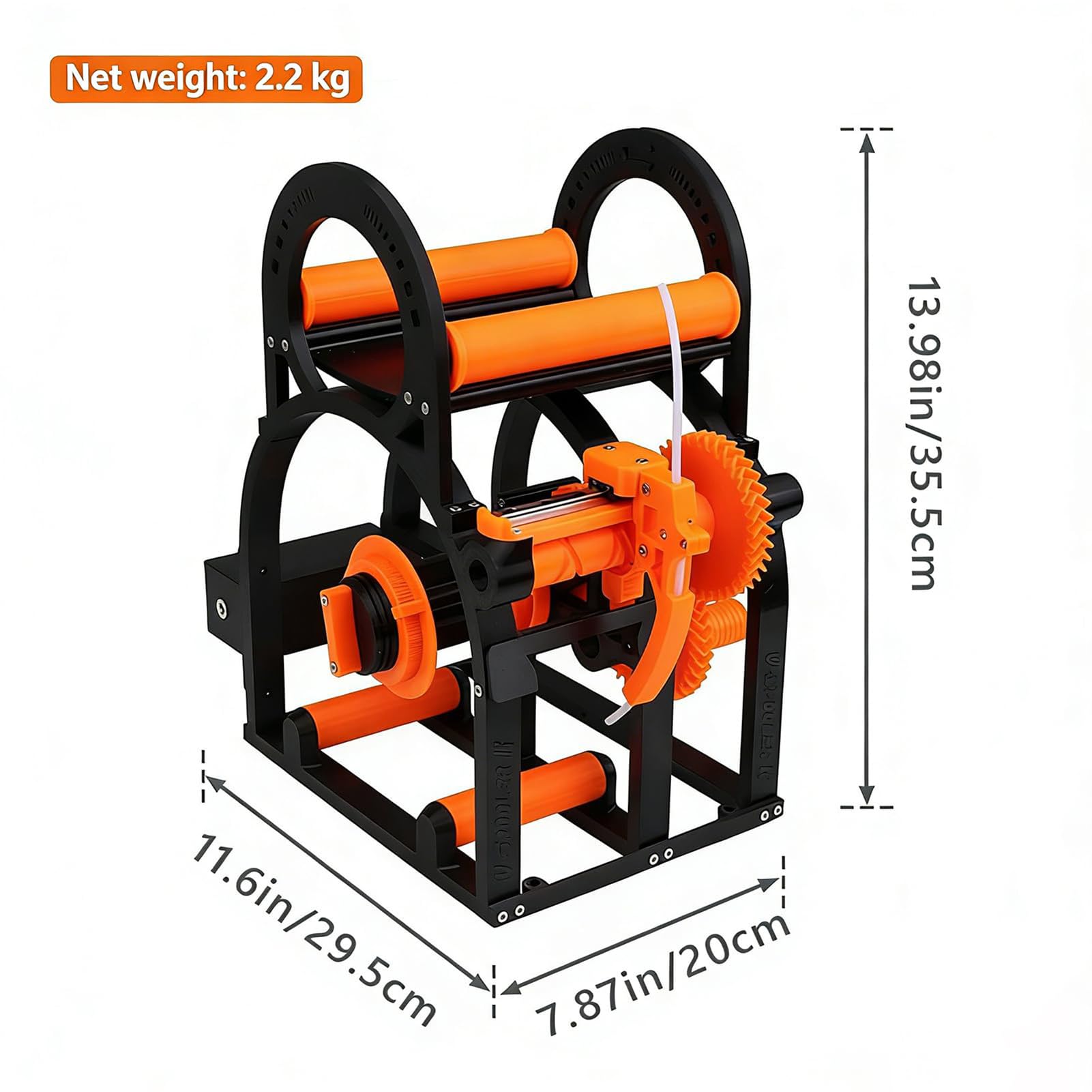 Retraktor Filamentu Do Drukarki 3d & Nawijarka Do Szpul, Elektryczna Nawijarka Materiałów Eksploatacyjnych Z Uchwytem, Regulowana Prędkość, Zdejmowana Modułowa Konstrukcja, Do Szpul 20 Cm