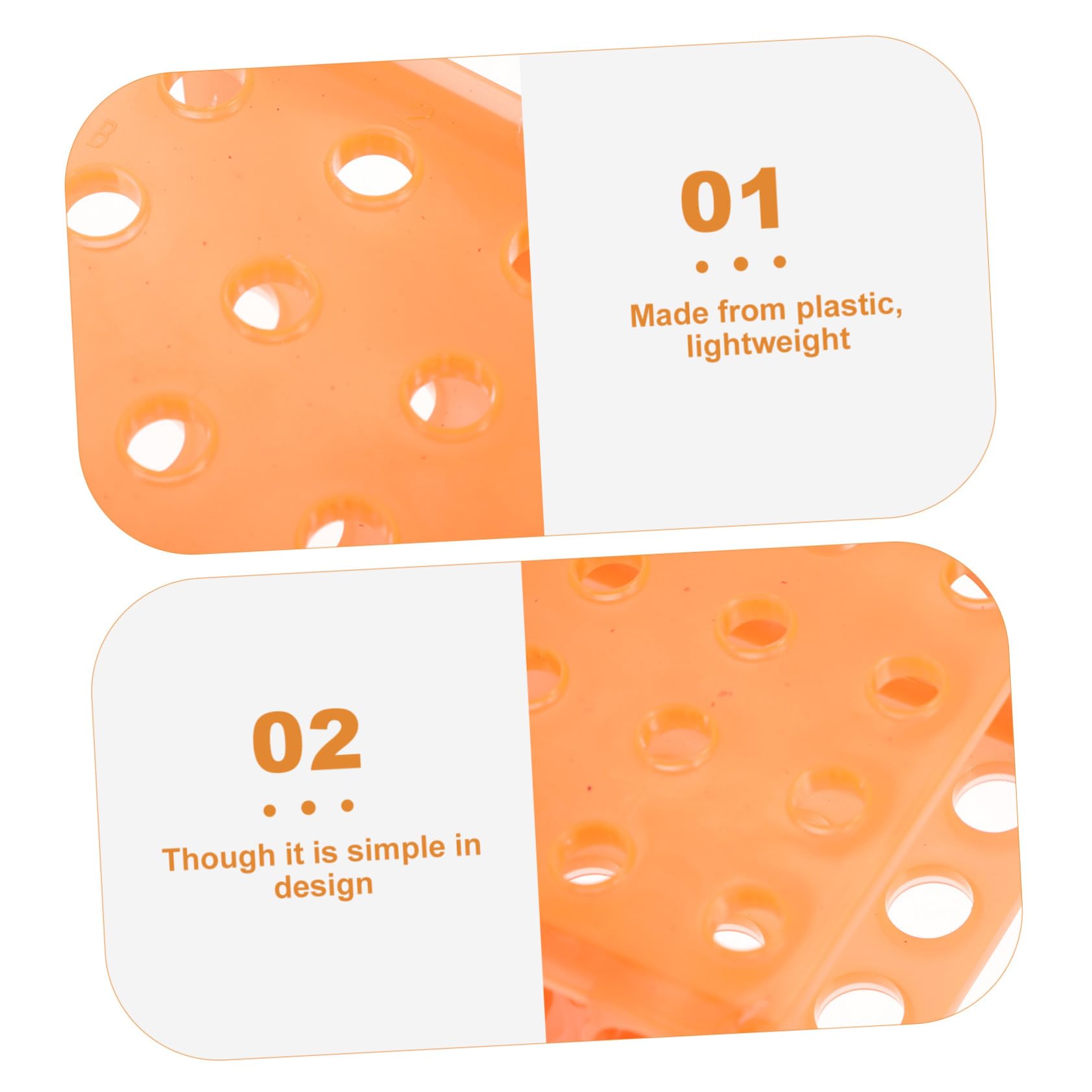 VILLFUL 2pcs Rack Cable Rods Holder Chemistry Test Tube Holder Tube Storage Rack Test Holder Racks Centrifuge Rack Centrifuge Bracket Lab Rack Plastic