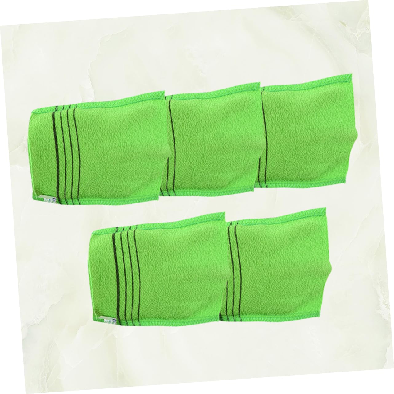 Beatifufu 5pcs Exfoliating Bath Towel Body Washing Scrubber for Deep Shower Towel for Smooth Skin Bath Accessories for Adults