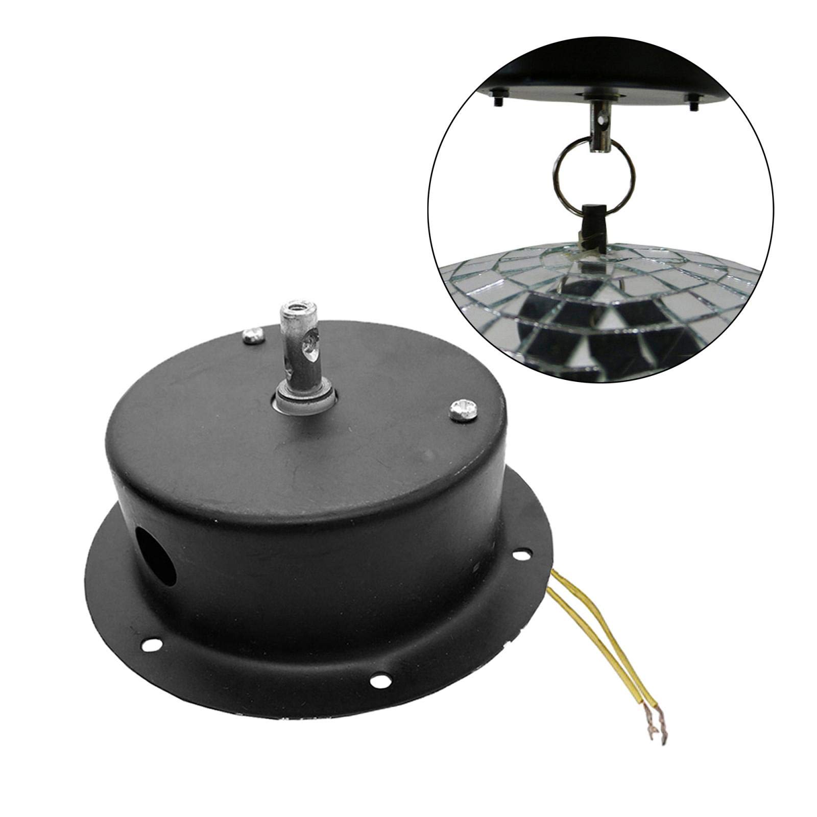 Motor de Espejo Giratorio, Espejo de Motor de Bola de Discoteca, Bola de reflexión Colgante para luz de Escenario de Fiesta de Discoteca DJ Accs - 1,5 RPM 220V