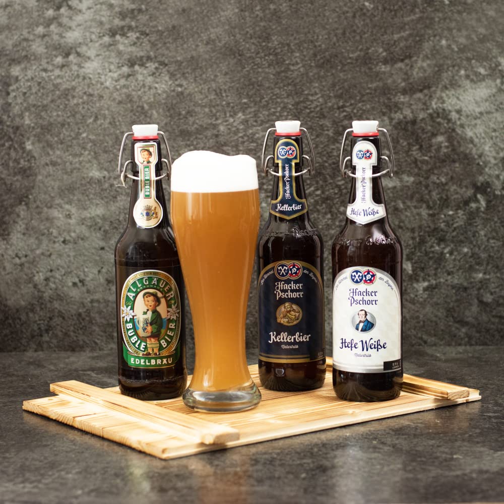 Bayern Geschenkkorb „München“ | Bier Geschenkset mit bayerischen Wurst Spezialitäten | Präsentkorb für Männer & Frauen zum Geburtstag, Oktoberfest