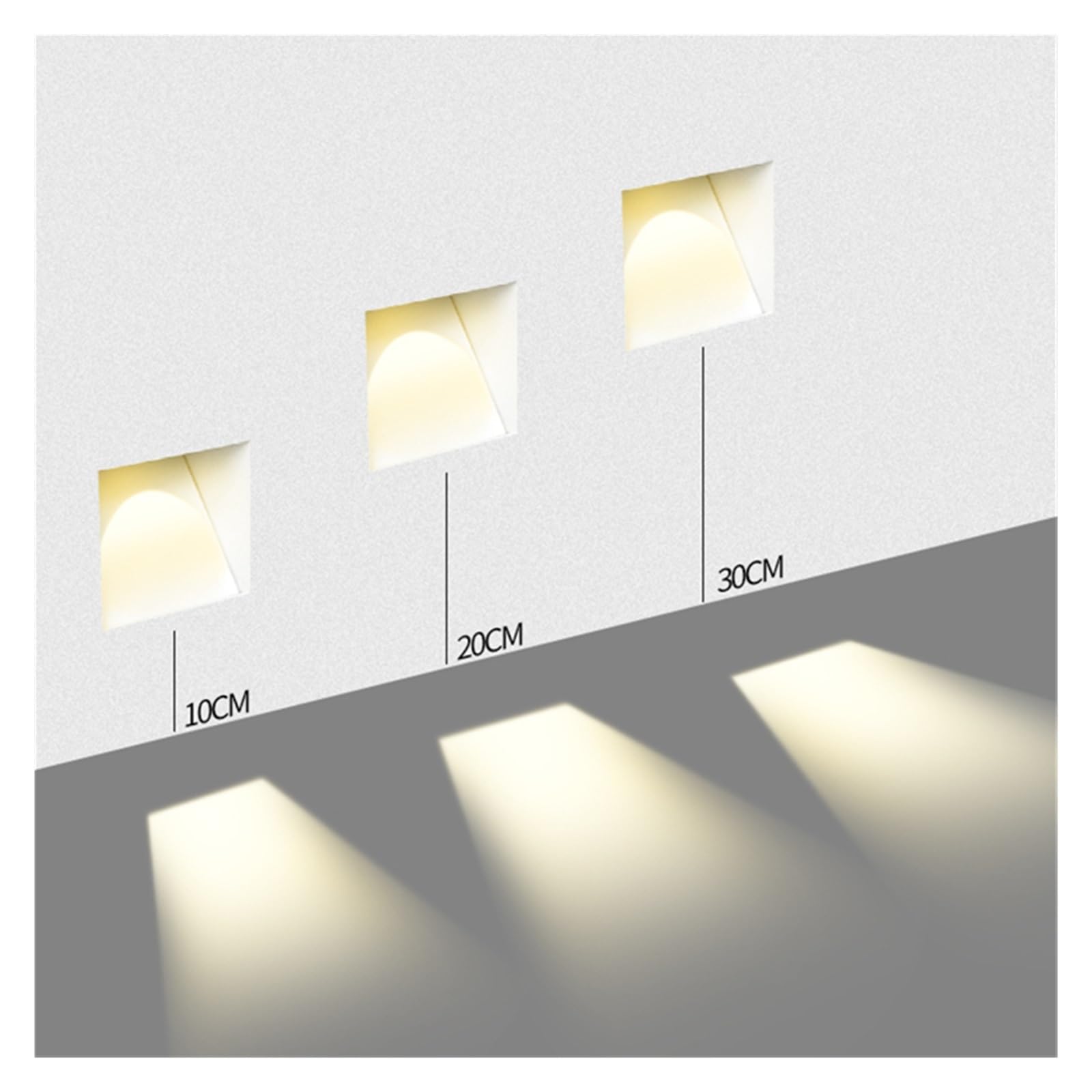 Luz De Pared LED Para Exteriores, Lámpara De Pared Exterior Moderna De 24 W, Luz Decorativa Interior Led Resistente Al Agua Ip65 Blanco Frio 6000 K 92110593