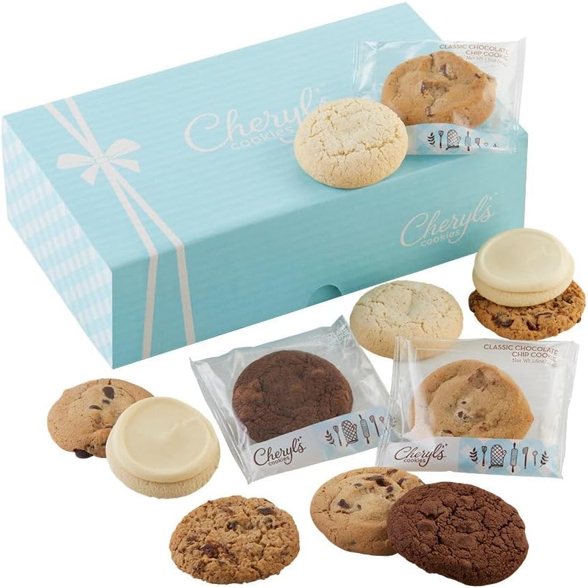 Cheryl's Cookies® Bow Gift Box w/ 12 Assorted Cookies