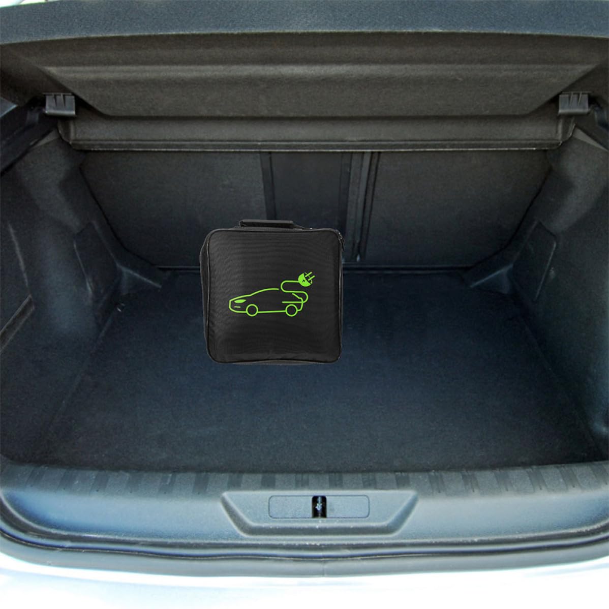 iplusmile Bolsa Organizadora de Cables para Coche, 2 Piezas, Gran Capacidad, de Tela Oxford y Algodón, Adecuado para Mantener Ordenado el Maletero