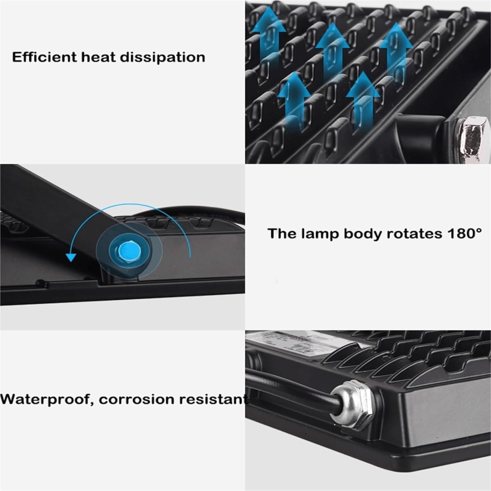 lampy solarne do użytku na zewnątrz, 3,5 cm ultracienkie zewnętrzne super jasne światła bezpieczeństwa, białe światłoFloodlight do ogrodu, garażu, fabryki, luksusowego magazynu