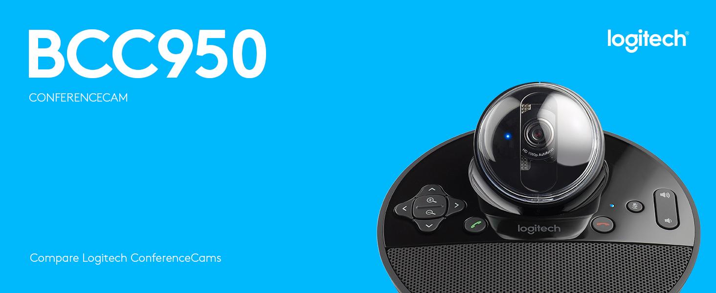 Amazon.com: Logitech BCC950 Desktop Conferencing Solution, Full HD