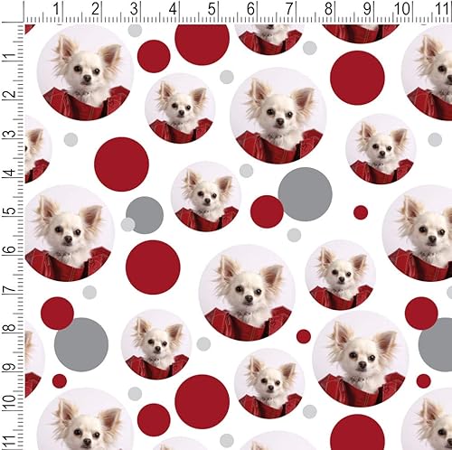 Miniatura 2 de GRAPHICS & MORE Chihuahua Puppy Dog in Bag - Rollo de papel de regalo