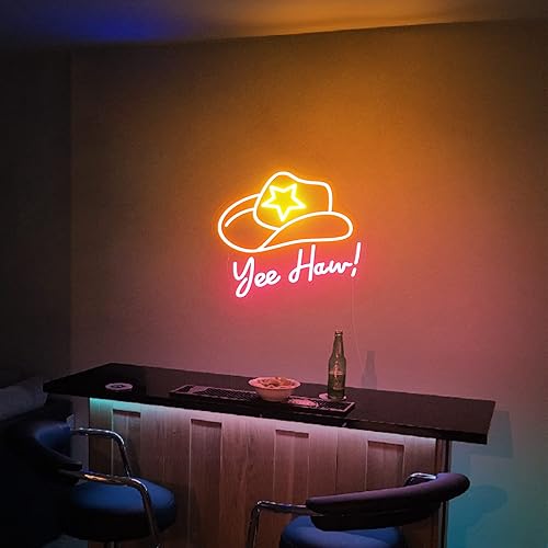 Miniatura 10 de Aloha - Letreros de neón, estéticos azules hechos a mano, arte hawaiano Aloha LED de neón para decoración de pared, regalo de cumpleaños de boda,