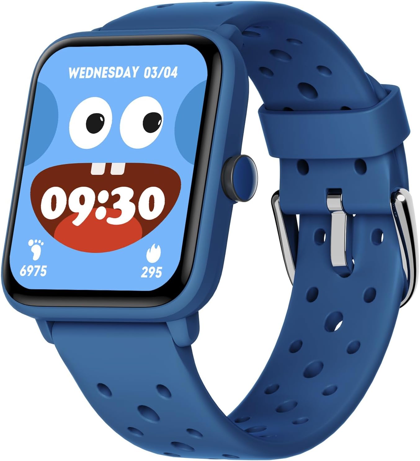 BIGGERFIVE Smart Watch for Kids Without APP, Fitness Tracker Watch Pedometer, Heart Rate, 5ATM