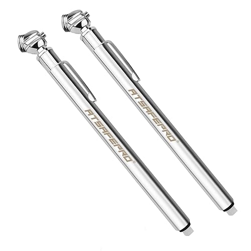 Miniatura 8 de ATsafepro Medidor de presión de neumáticos de lápiz (5-50PSI y 10-75PSI), boquilla de aleación de zinc sellada y cuerpo de tubo de aluminio,