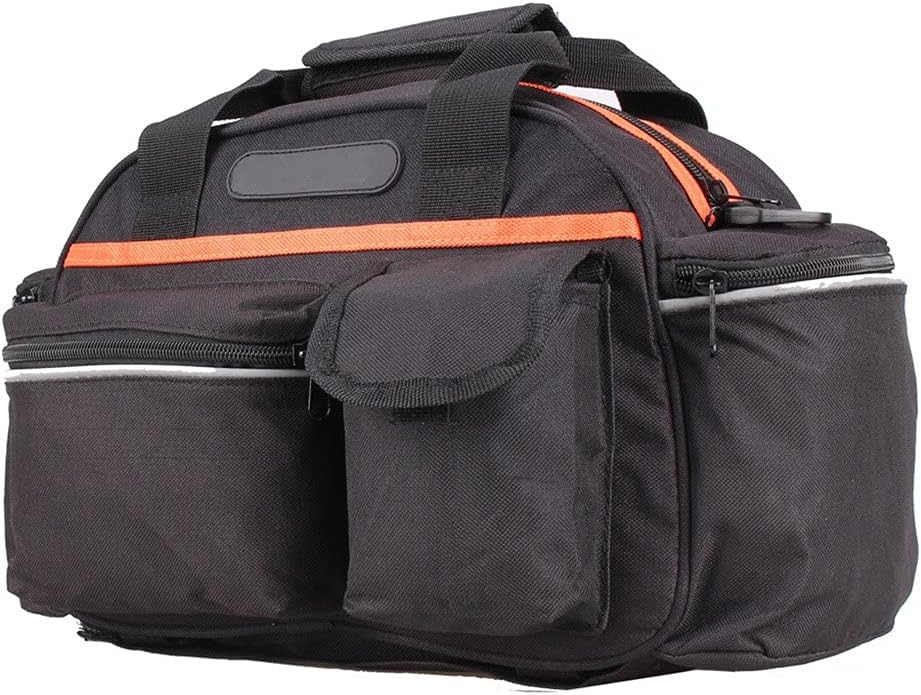 HBJWOV Waterproof Bicycle Rear Bag Cycling Seat Rack Storage Trunk Handbag Pannier Travel Riding Road Bike Bags