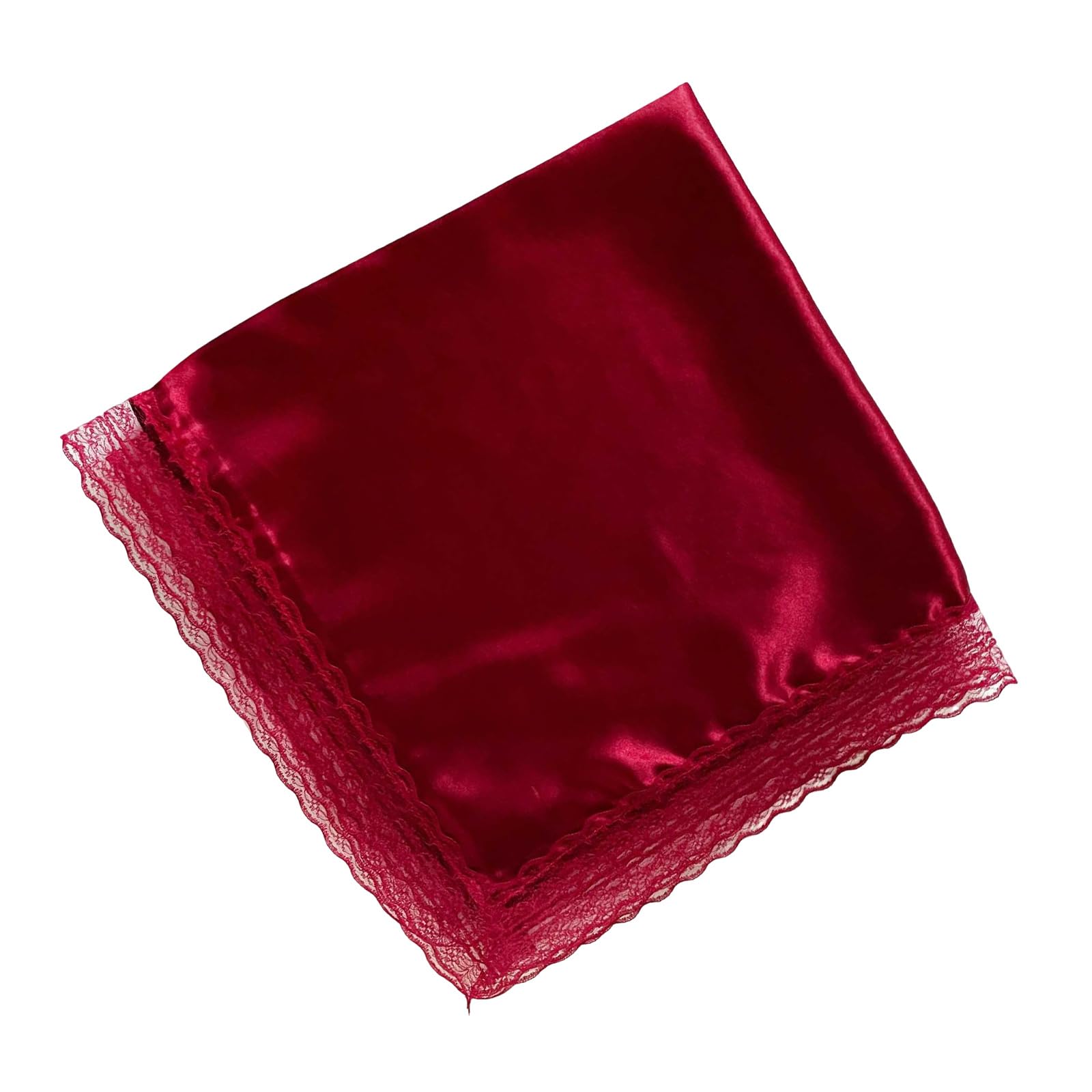 Sisyeuo Satins Square Scarf Vibranting Color Smooth Sturdy Washable Everyday Carry Multipurpose Satins Face Cloth