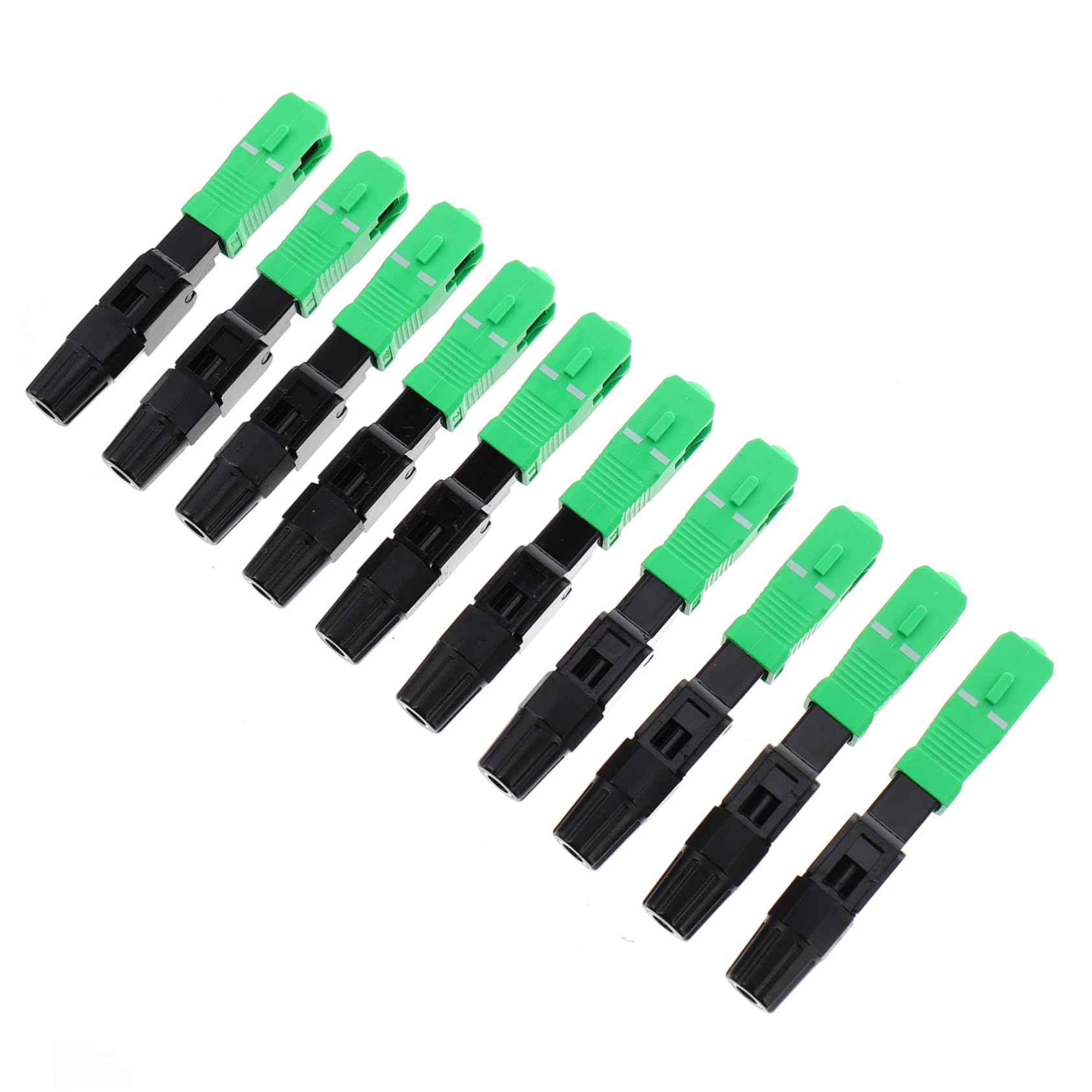 Veemoon10 Pcs Connector Victorian Lamp Shade Sc Adapter Singlemode Fiber Optic Adapter Dragonfly Wings Camera Lens Sticker Clear Fiber Optical Coupler Plastic Cold Joint