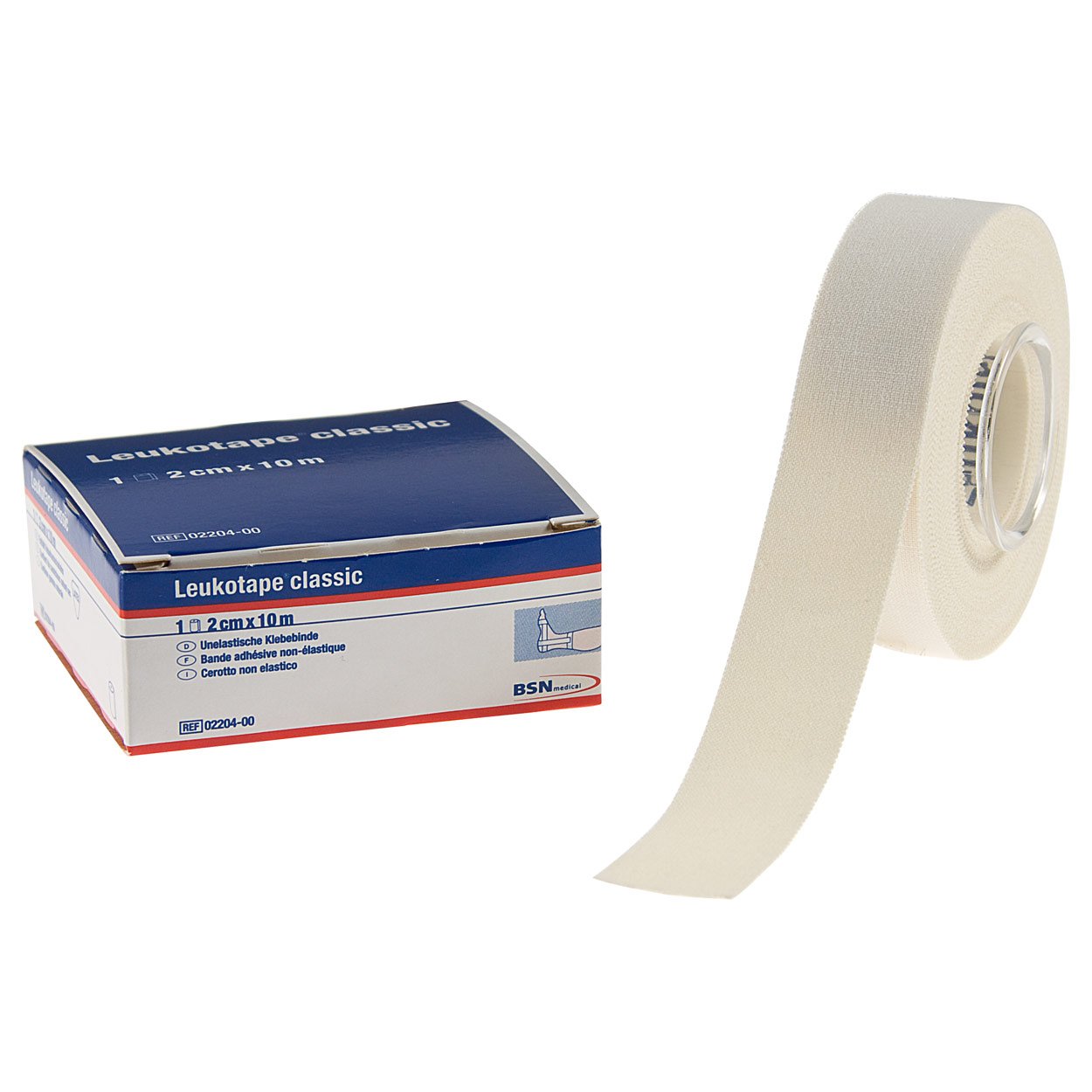 Leukotape Classic Sporttape 2cm x 10m weiÃŸ 12er Box Fingertape