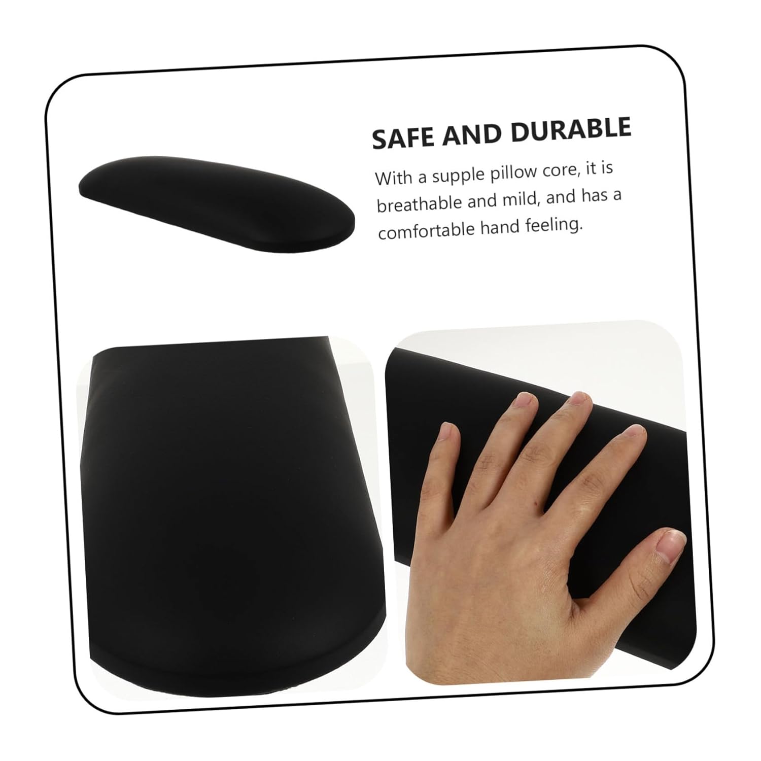 Nail Art Hand Rest Cushion Comfortable Manicure Arm Support Pillow for Salon and Home Use Desk Mat Gift for Nail Technicians and DIY Enthusiasts