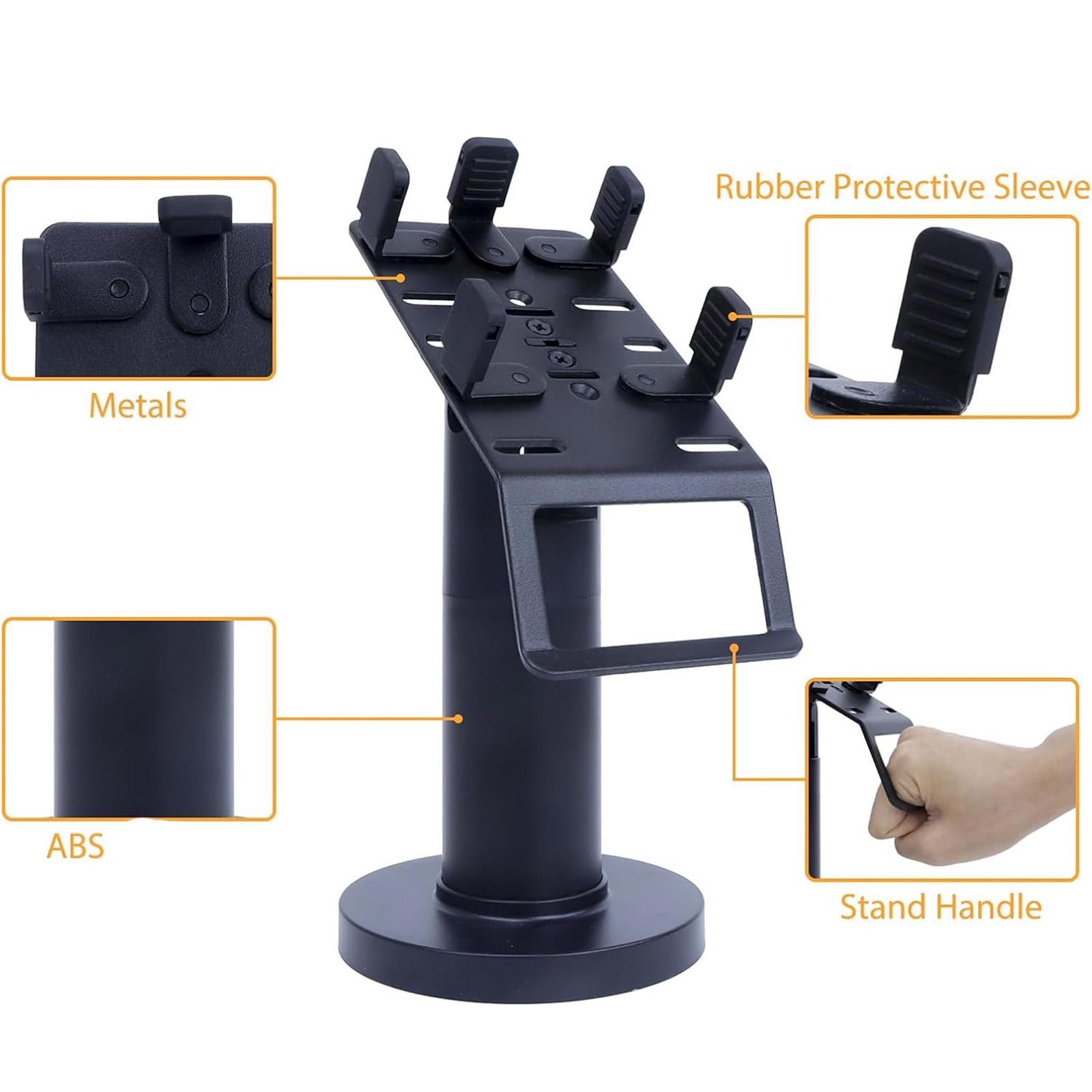 Supporto da scrivania Supporto per macchina POS Pad antiscivolo Supporto per display per macchine POS Supporto per terminali per carte di credito