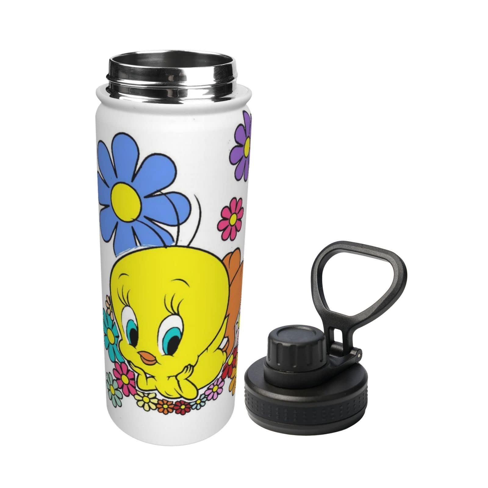 Amazon | トゥイーティー (1) アニメ 水筒 真空断熱 保温 保冷