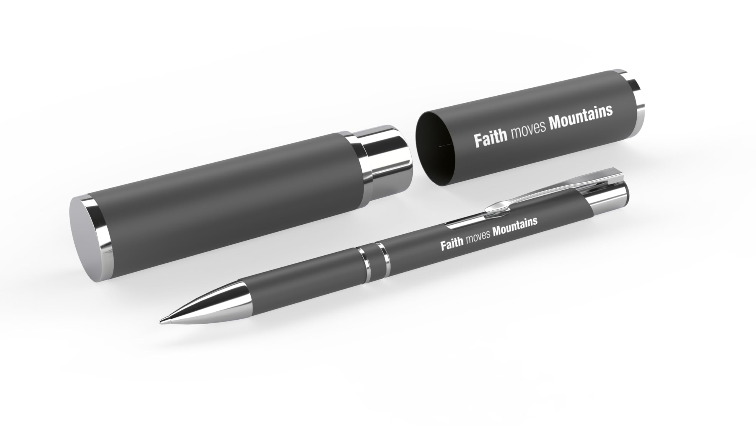 Gerth Medien Faith Moves Mountains Ballpoint Pen in Case