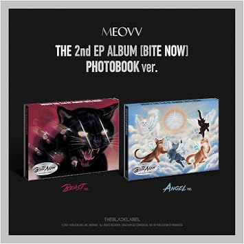 Photobook Random Version MEOVV BITE NOW 2nd EP Album with Tracking MEOW