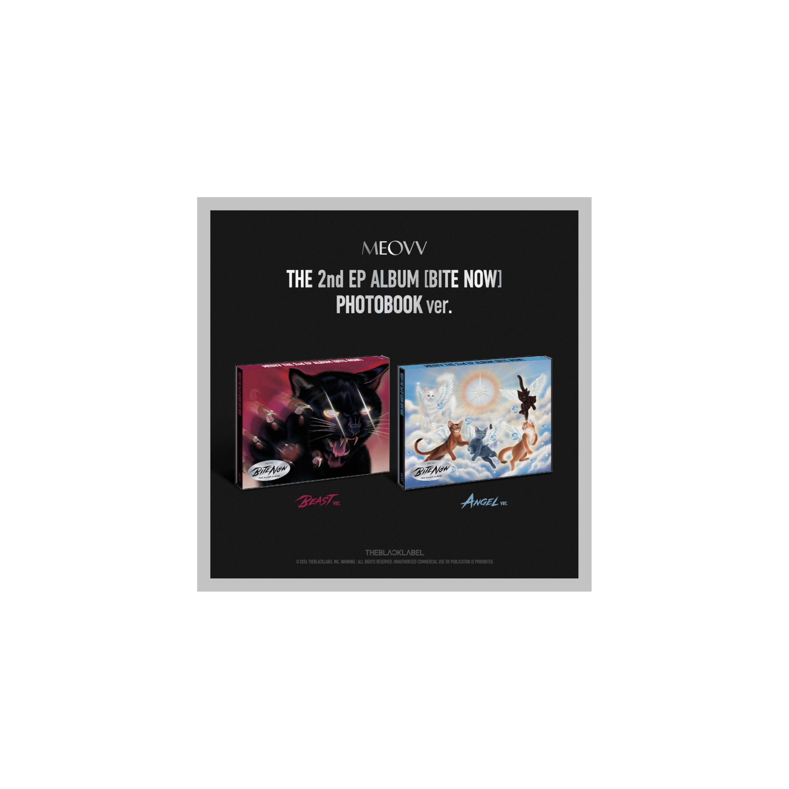 Amazon.co.jp: MEOVV BITE NOW 2nd EP Album Photobook Angel Version