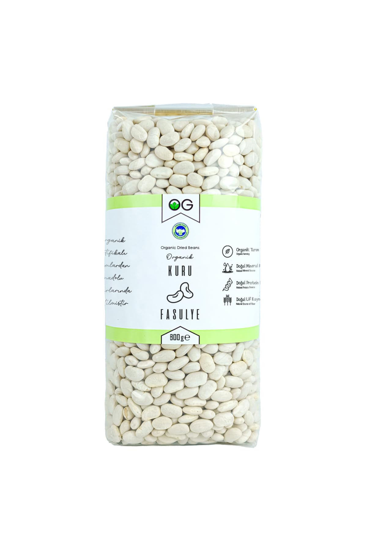 OG Organik Kuru Fasulye 800 gr