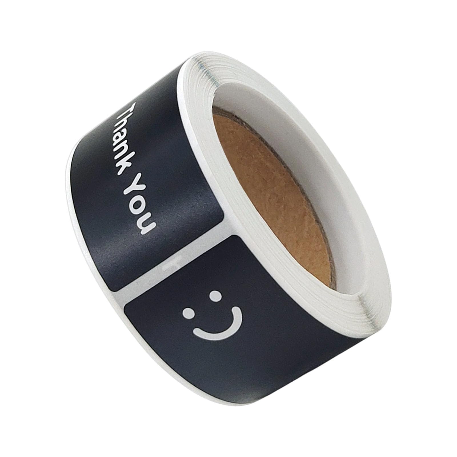 120Pcs Multifunctional Smiling Face Thank You Labels Adhesive Wrapping Sticker for Wedding Packaging Thank You Sticker