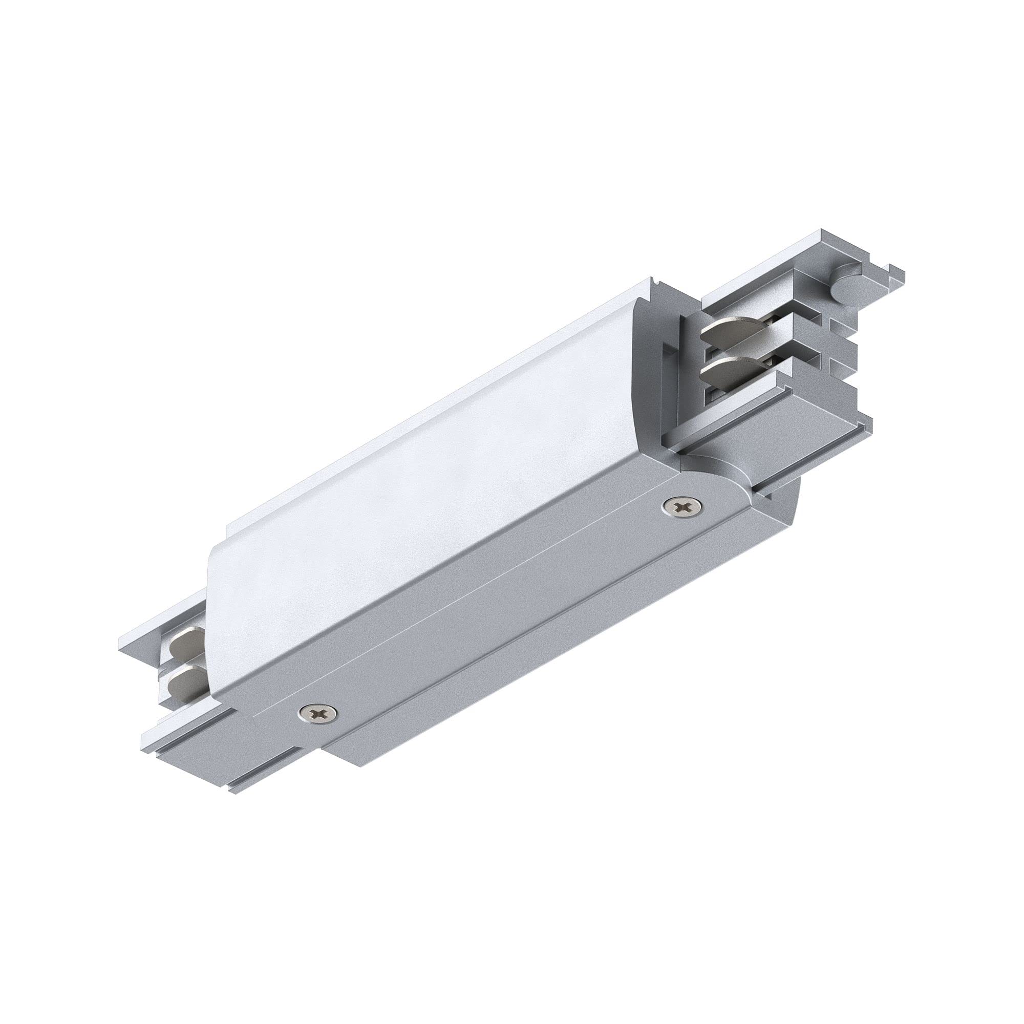 Paulmann 91364 Schienensystem ProRail3 Einspeisung Mitte 167x35mm max. 3.680W Silber Schienensysteme Deckenschiene Metall, Kunststoff