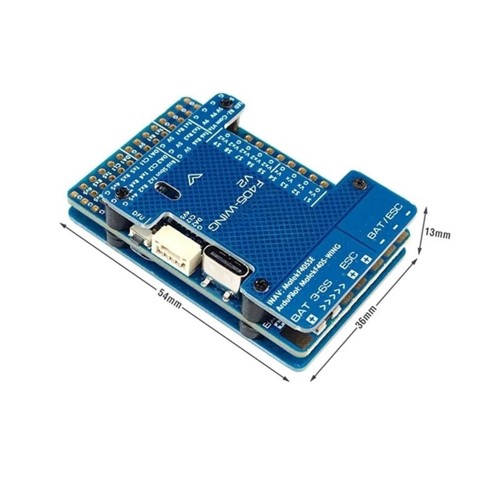 For Matek MATEKSYS F405 WING V2 STM32F405RGT6 Flight Controller Integrierte ICM42688P OSD SD Slot for ArduPilot/INAV Rc Spielzeug Flugzeug