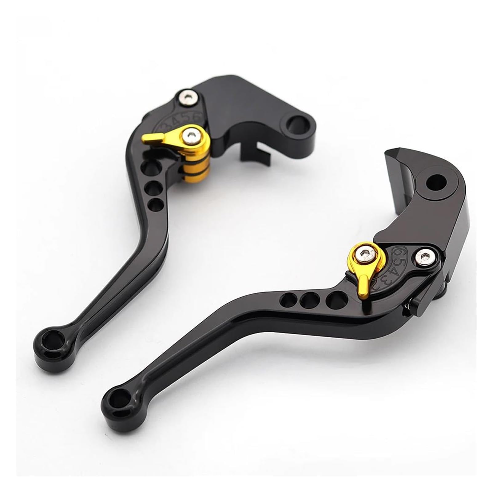 HXVGEGKPYK Motorbike Hand Levers for Suzuki for GSXR 600 750 1000 for GSXS1000 for GSXS750 for Hayabusa for GSX1300R CNC Short Motorcycle Brake Clutch Lever Motorbike Clutch Lever